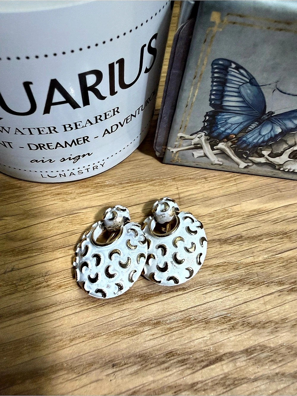Coro Vintage Geometric Clip-On Earrings